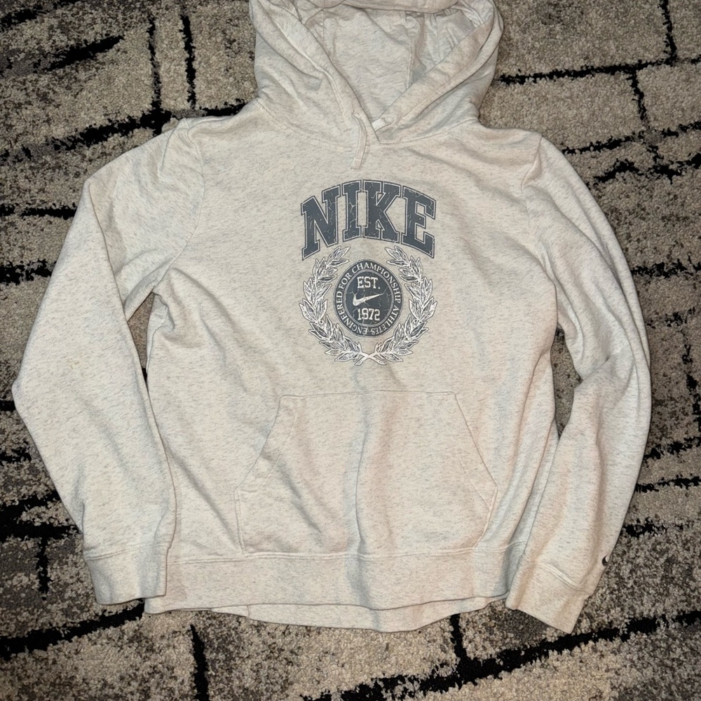 Nike Light Gray women's Hoodie